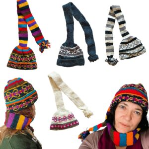 Cappello-con-sciarpa-in-lana-integrata-mix-color-in-stock